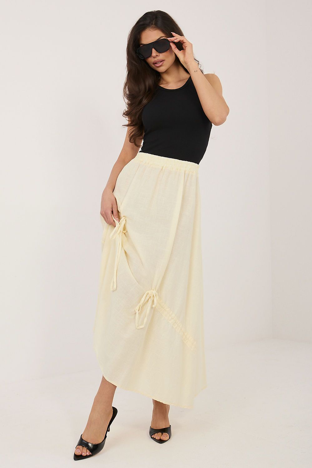  Spódnica Model IT-SD-3061.68 Light Yellow - Italy Moda 