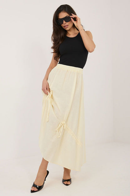  Spódnica Model IT-SD-3061.68 Light Yellow - Italy Moda 