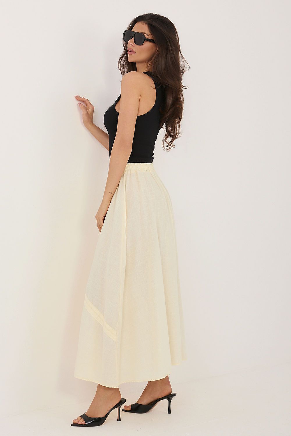  Spódnica Model IT-SD-3061.68 Light Yellow - Italy Moda 