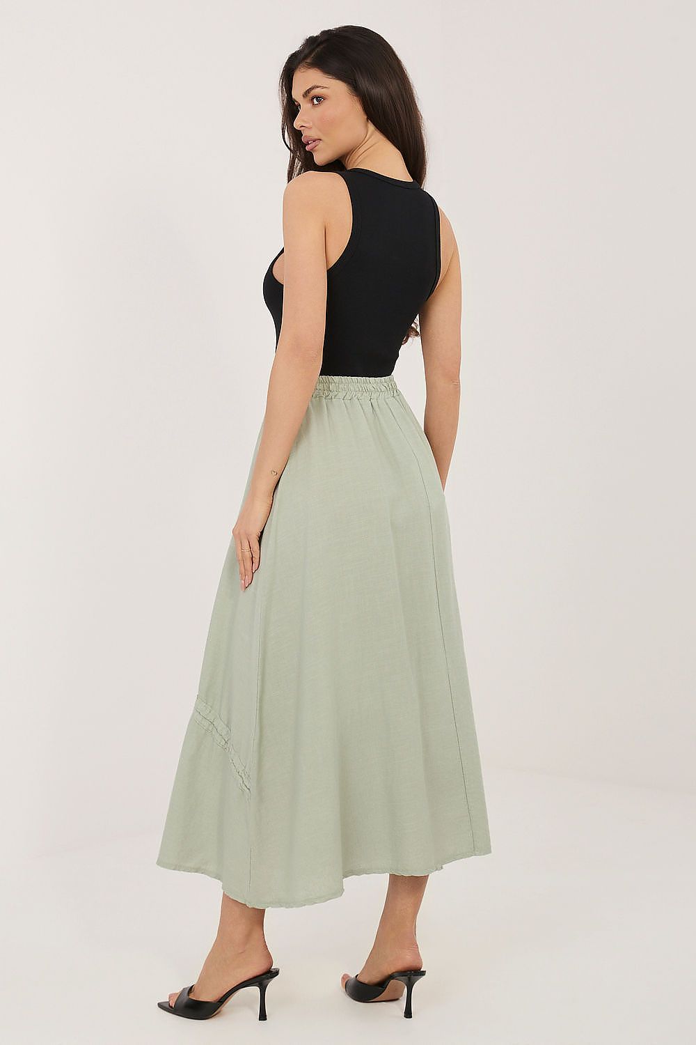  Spódnica Model IT-SD-3061.68 Khaki - Italy Moda 
