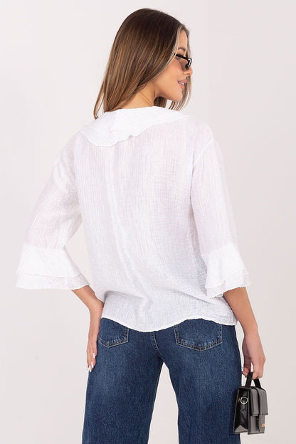   Koszula Damska Model IT-KS-81863.11P White - Italy Moda 