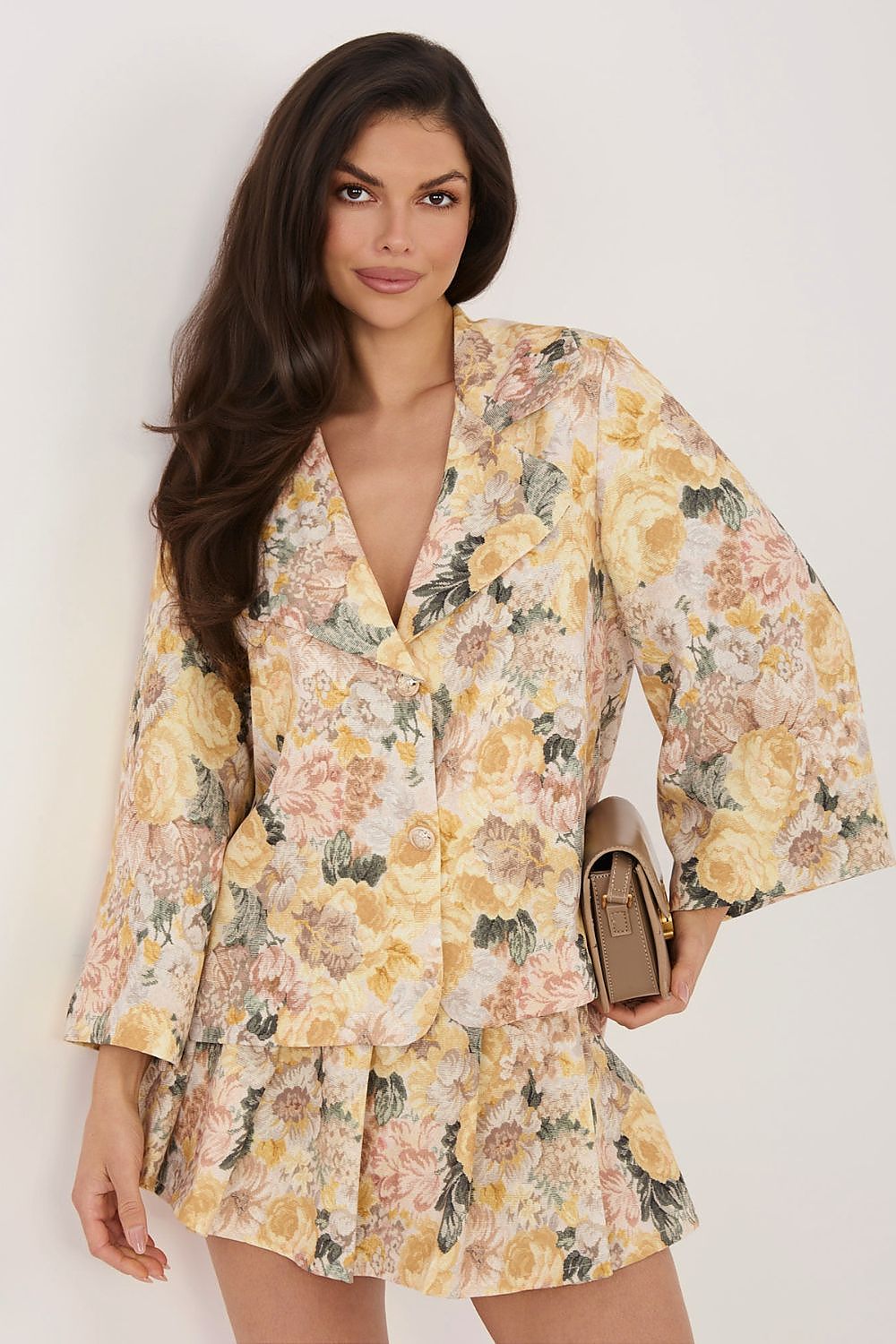   Marynarka Model IT-MA-FL10233.84 Yellow - Italy Moda 