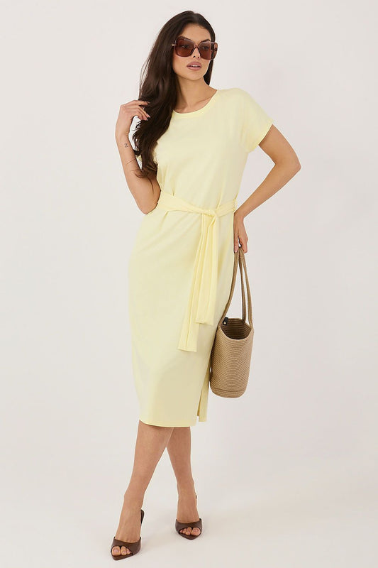  Sukienka Model RV-SK-A1231.19 Light Yellow - Rue Paris 
