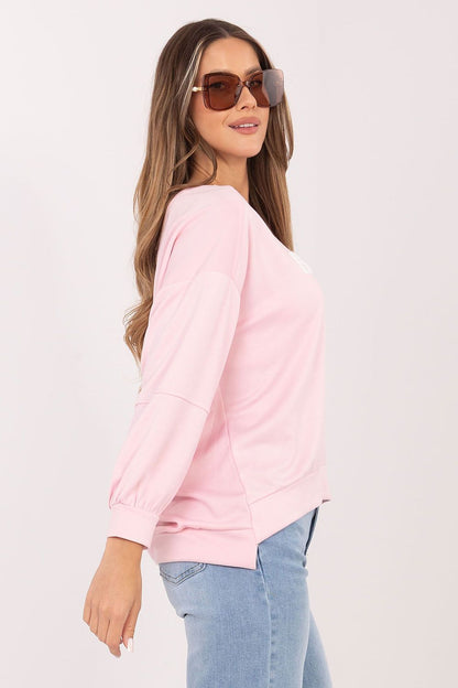   Bluza Damska Model RV-BL-A1221.13 Light Pink - Rue Paris 