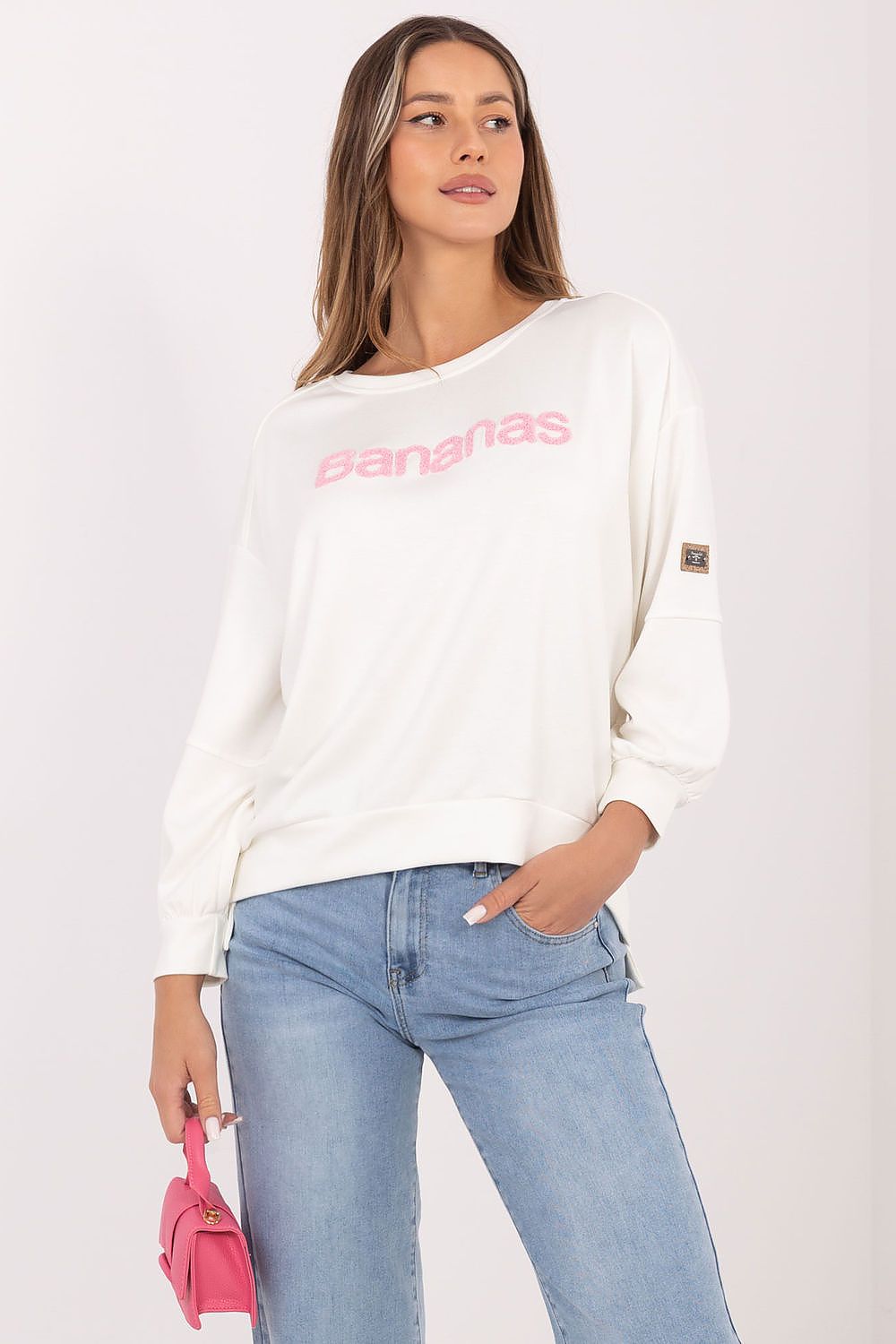   Bluza Damska Model RV-BL-A1221.13 Ecru - Rue Paris 