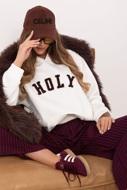   Bluza Damska Model RV-BL-A1082.10 Ecru - Rue Paris 