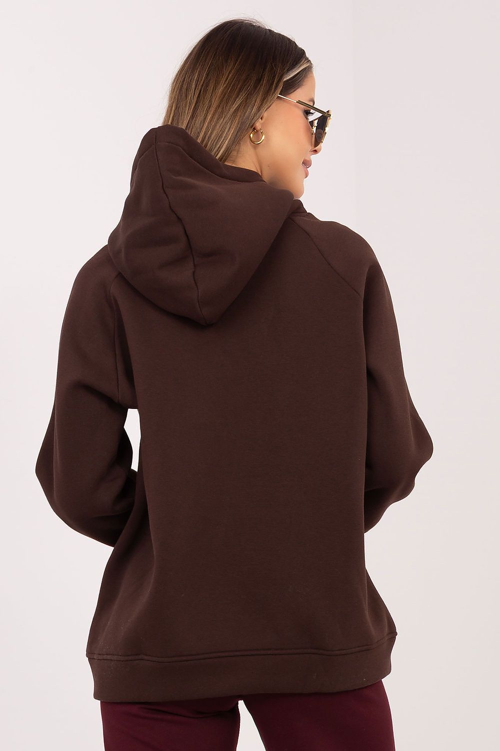   Bluza Damska Model RV-BL-A1082.24 Dark Brown - Rue Paris 
