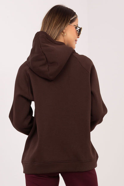   Bluza Damska Model RV-BL-A1082.24 Dark Brown - Rue Paris 
