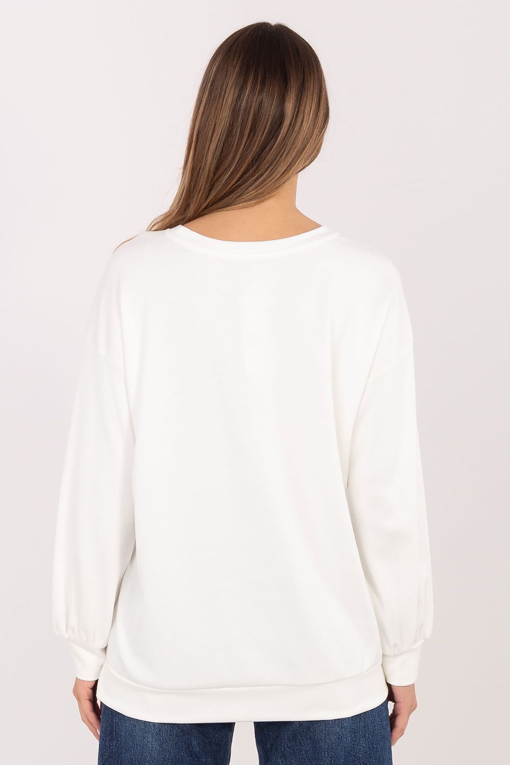   Bluza Damska Model RV-BL-A1218.11P Ecru - Rue Paris 