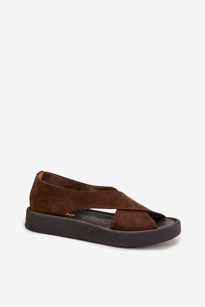  Sandały Model Zazoo 3196 Brown - Step in style 