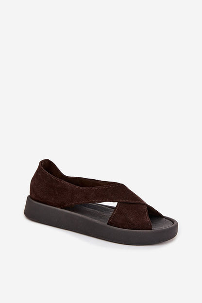  Sandały Model Zazoo 3196 Czekolada - Step in style 