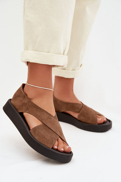  Sandały Model Zazoo 3196 Light Brown - Step in style 