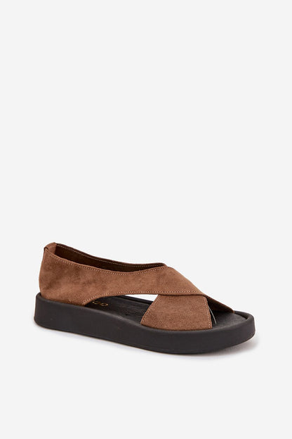  Sandały Model Zazoo 3196 Light Brown - Step in style 