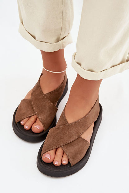  Sandały Model Zazoo 3196 Light Brown - Step in style 