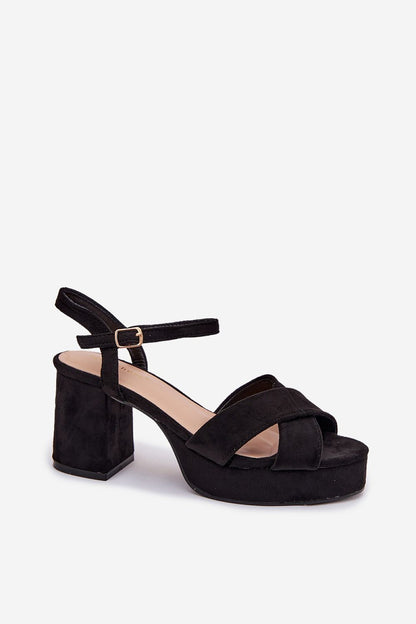  Sandały Model Janelia 2838 Black - Step in style 