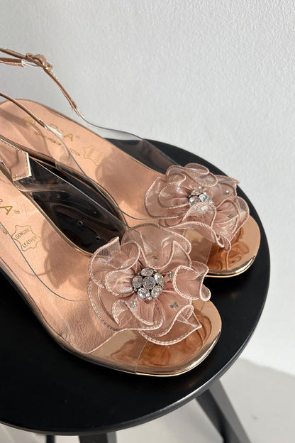  Sandały Model DA MR52-238 Pink Gold - Step in style 