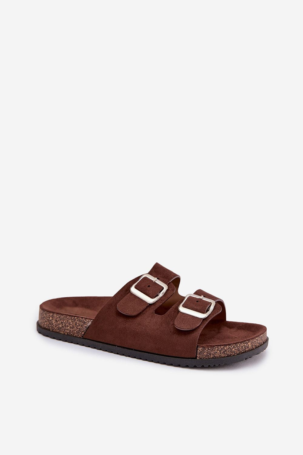  Sandał Klapki Model Oliena CD207 Czekolada - Step in style 