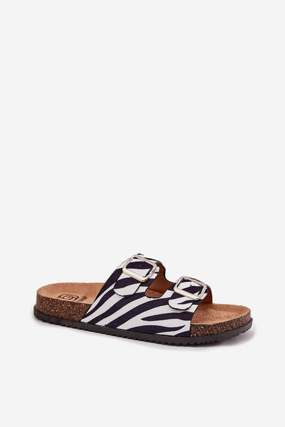  Sandał Klapki Model Oliena CD207 Zebra - Step in style 