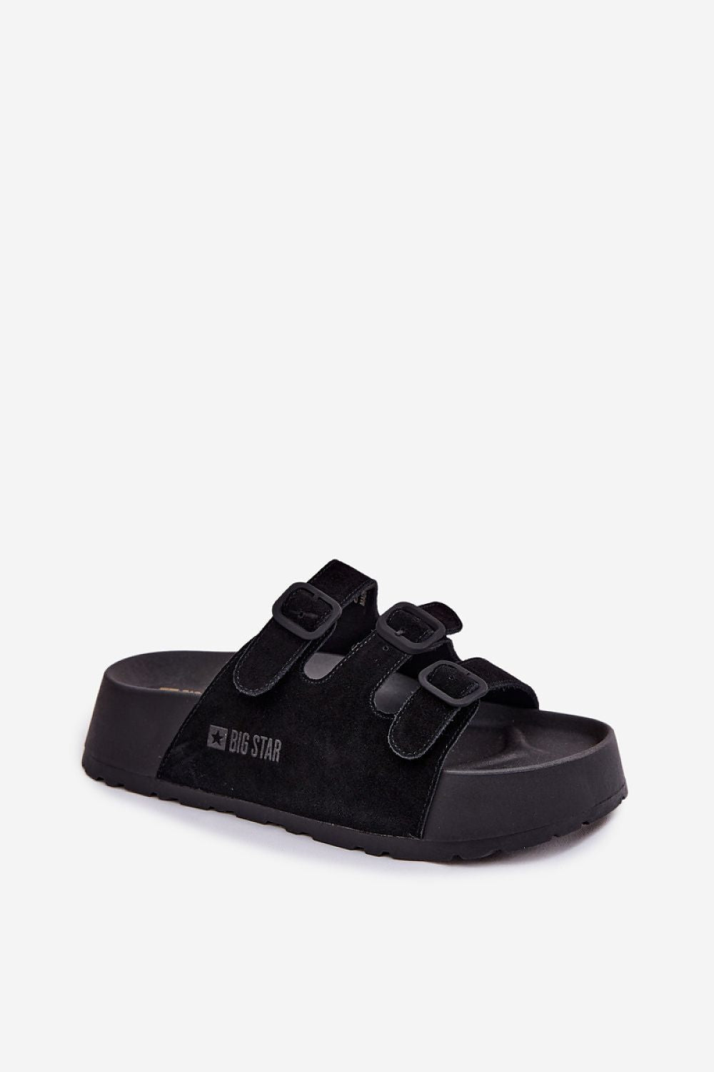  Sandał Klapki Model Big Star TT274531 Black - Step in style 