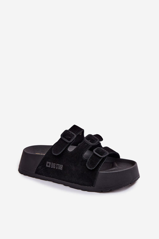 Sandał Klapki Model Big Star TT274531 Black - Step in style 