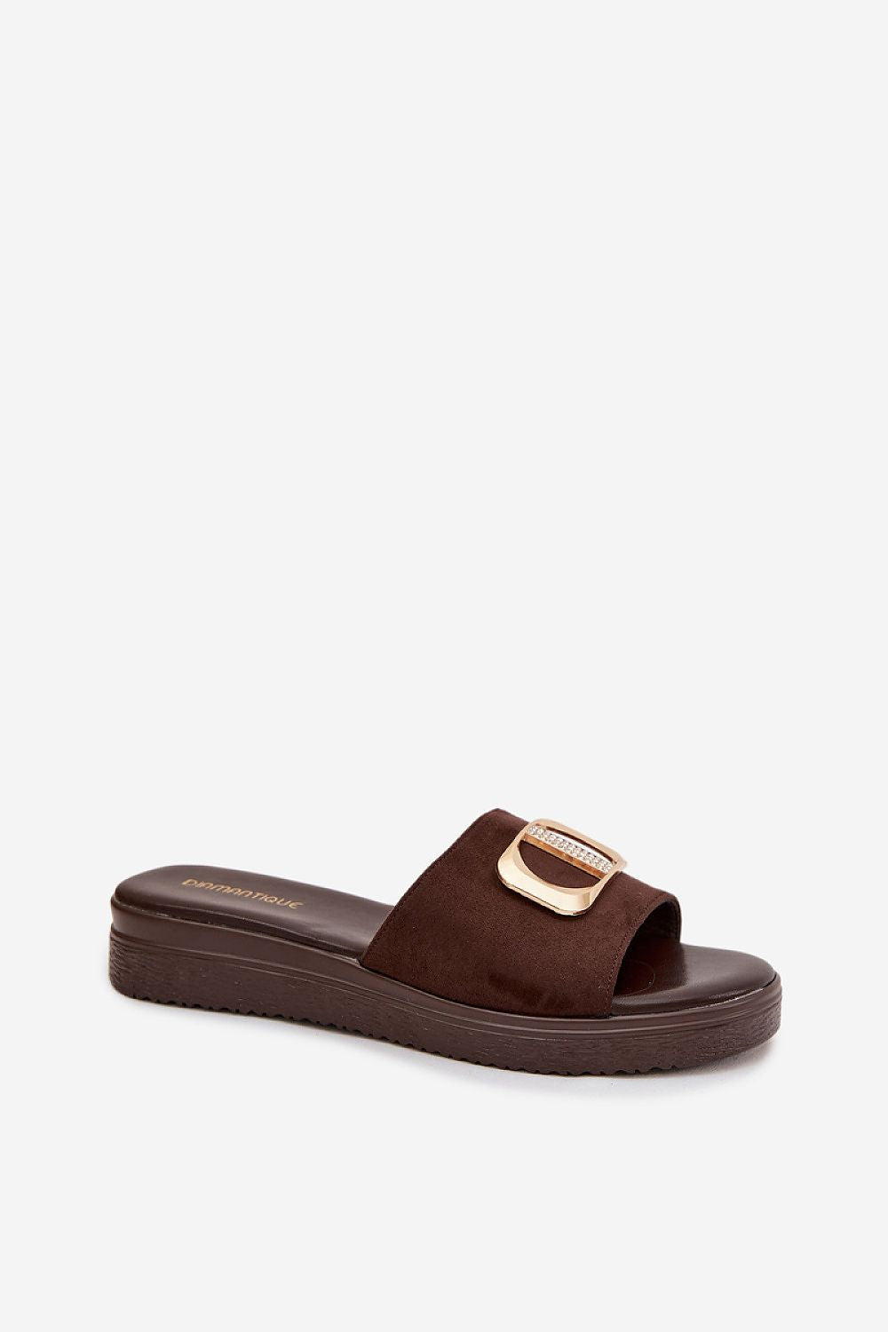  Sandał Klapki Model Elmera ML532 Czekolada - Step in style 