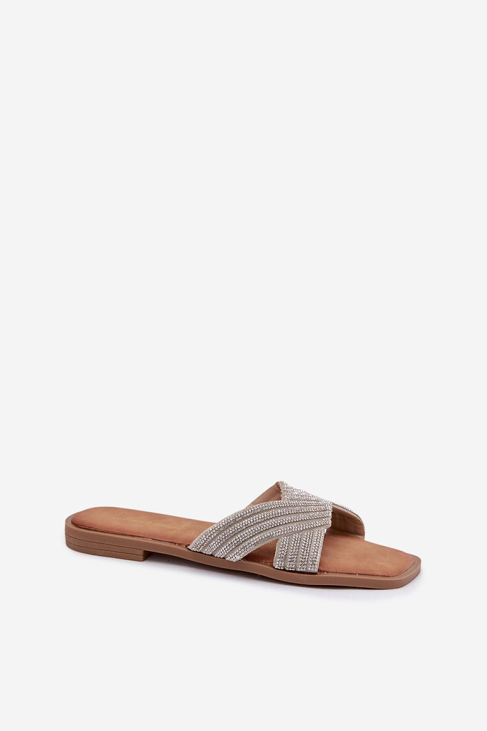  Sandał Klapki Model Zinnia WS-62 Silver - Step in style 