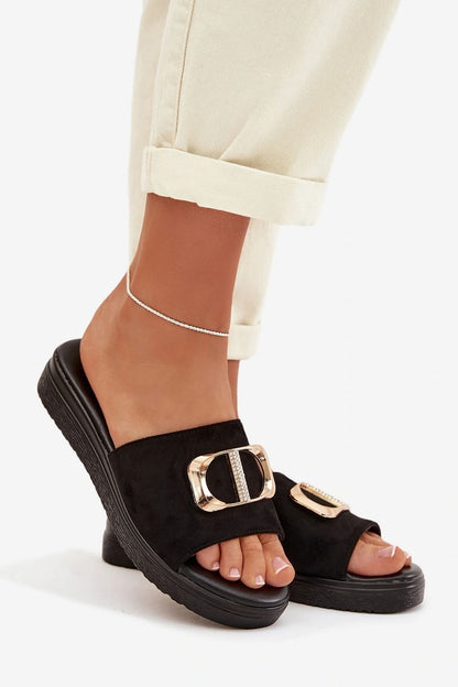  Sandał Klapki Model Elmera ML532 Black - Step in style 