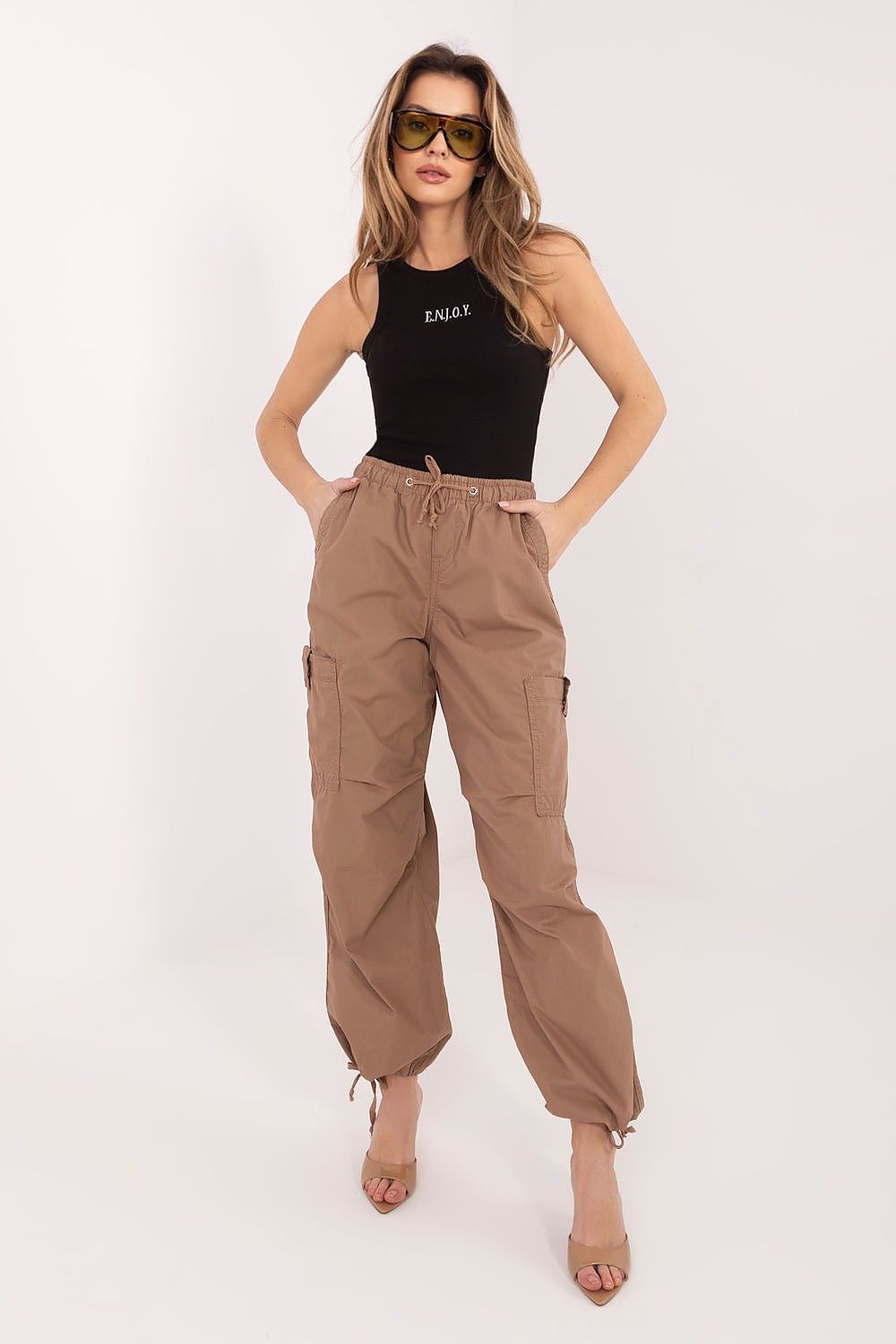  Koszulka Top Model D16005AH02704B Black - Sublevel 