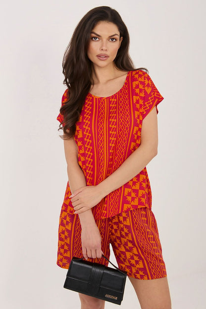   Bluzka Model D73771AG10978AA Orange - Sublevel 