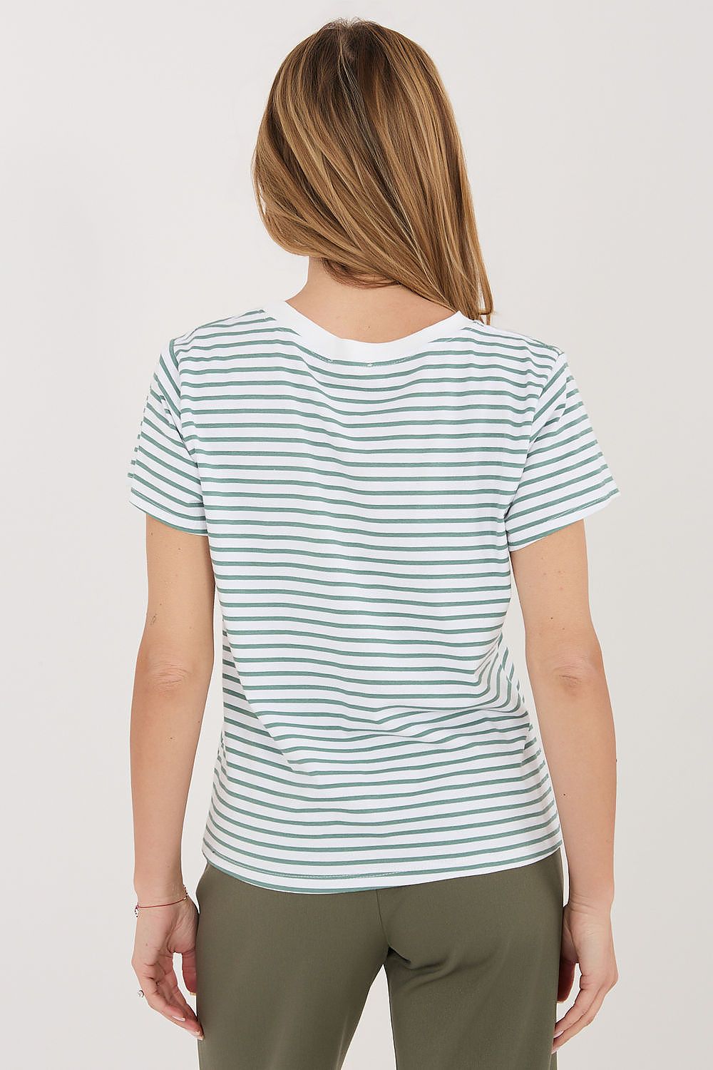   Tshirt Damski Model IT-TS-22397.89 Khaki - Italy Moda 