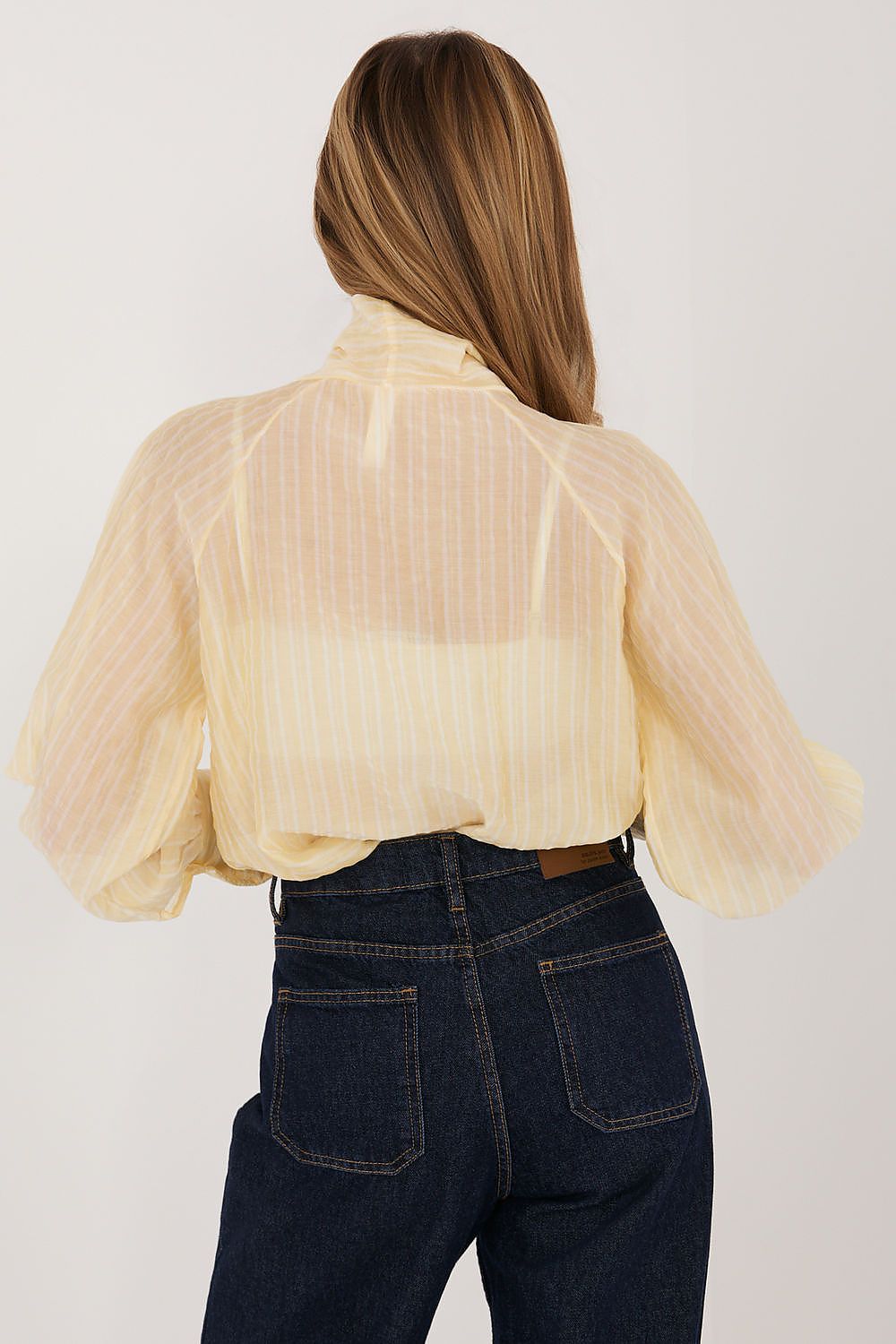   Koszula Damska Model IT-KS-26010.76 Light Yellow - Italy Moda 