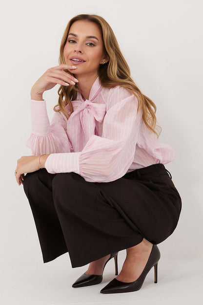   Koszula Damska Model IT-KS-26010.76 Light Pink - Italy Moda 