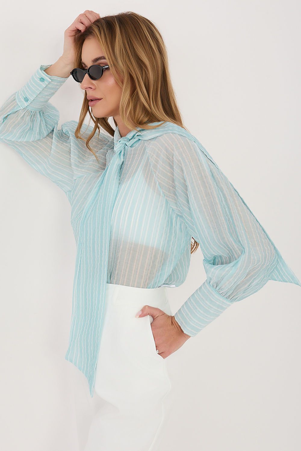   Koszula Damska Model IT-KS-26010.76 Mint - Italy Moda 