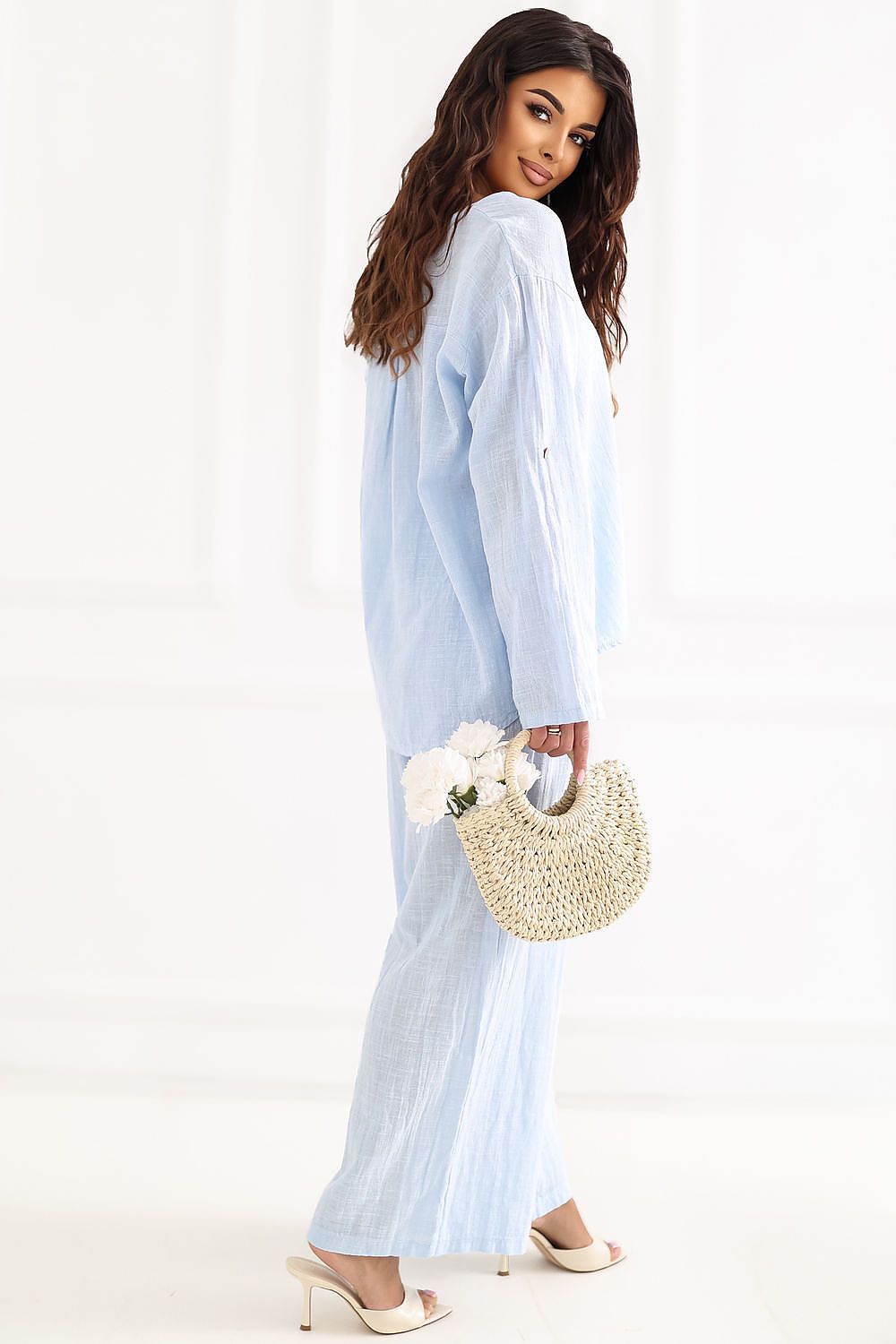  Bluzka Model IT-BZ-3130.21 Light Blue - Italy Moda 