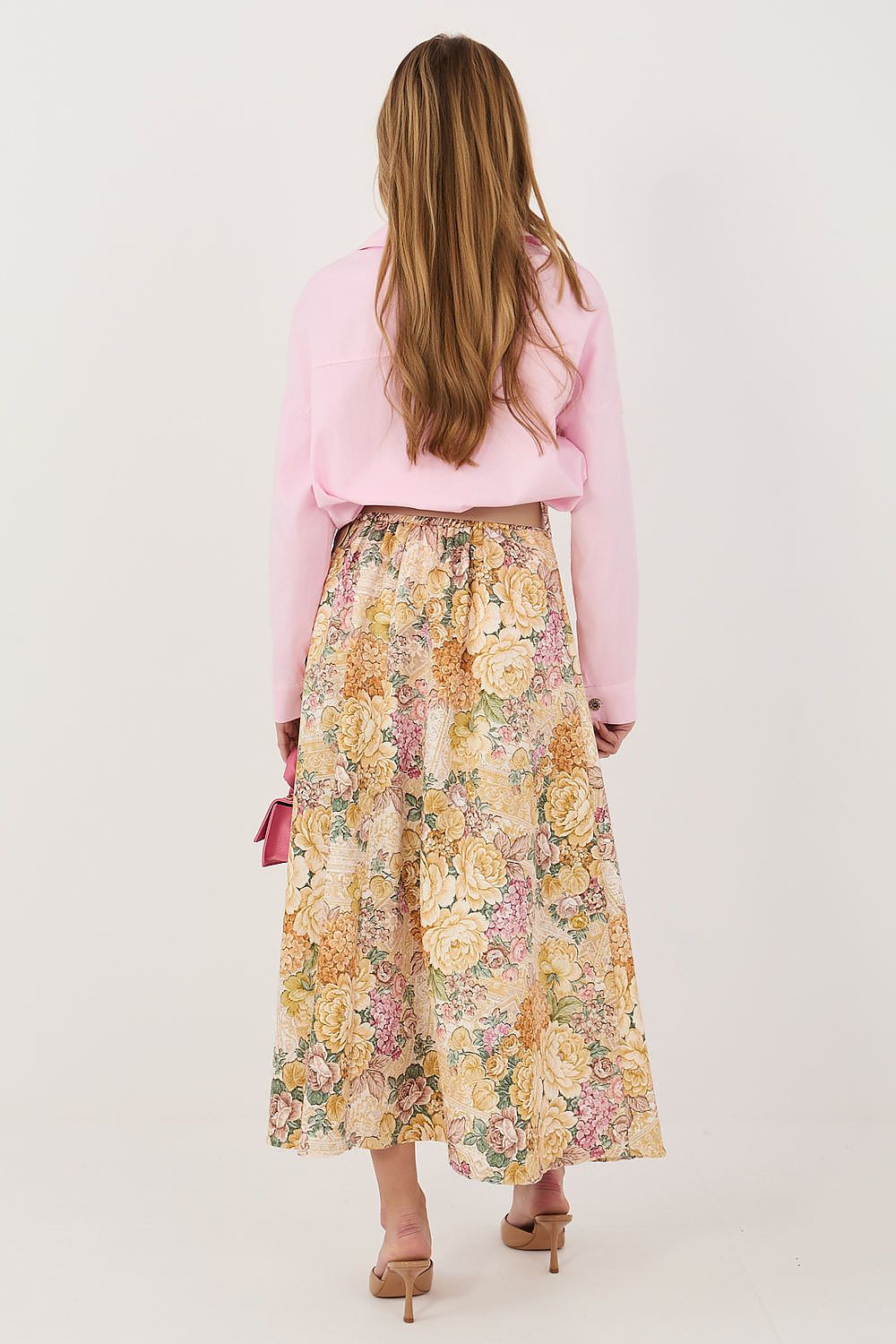  Spódnica Model IT-SD-FL9850-2.17 Yellow - Italy Moda 