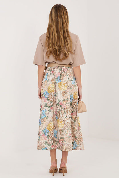  Spódnica Model IT-SD-FL9850-2.17 Beige - Italy Moda 