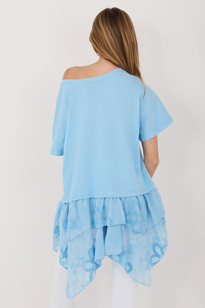   Bluzka Model IT-SK-81869.54 Light Blue - Italy Moda 