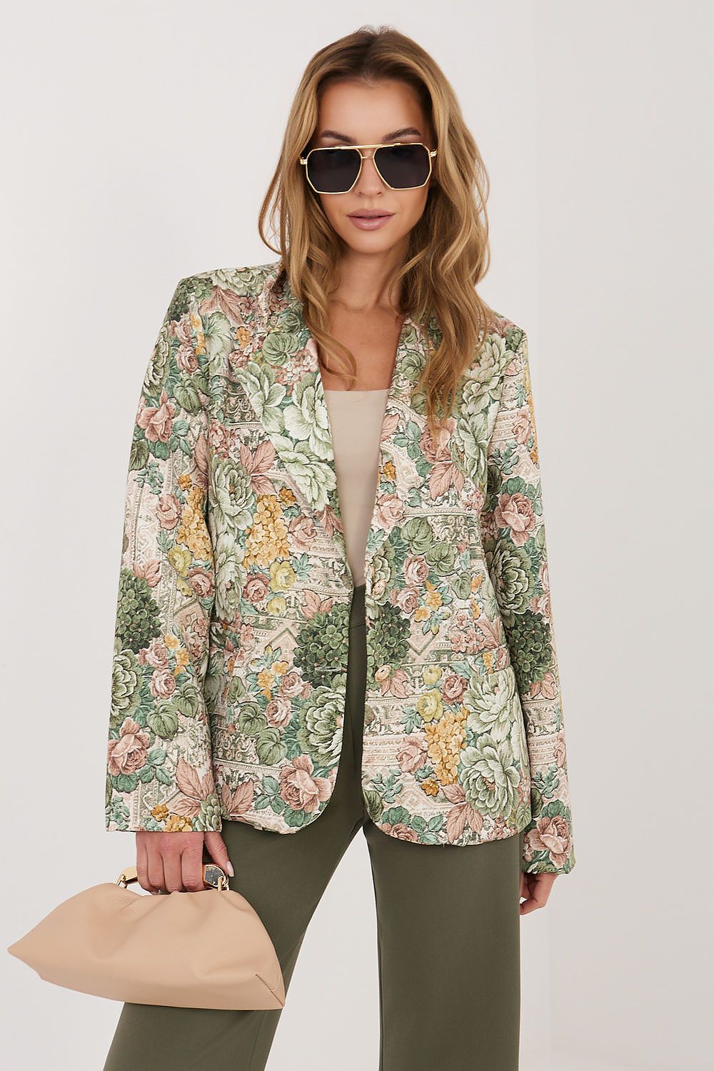   Marynarka Model IT-MA-FL9928.15 Green - Italy Moda 