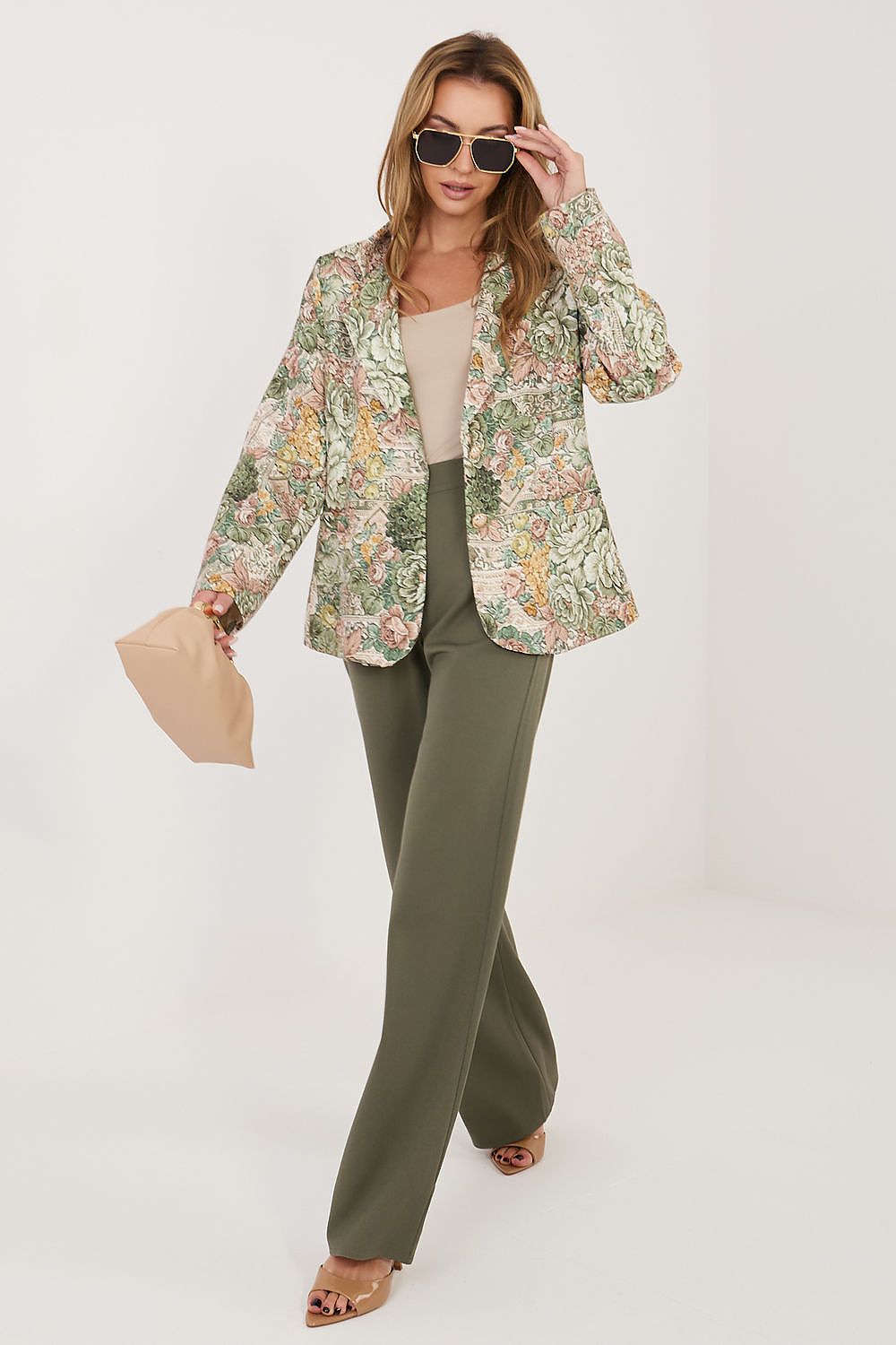   Marynarka Model IT-MA-FL9928.15 Green - Italy Moda 