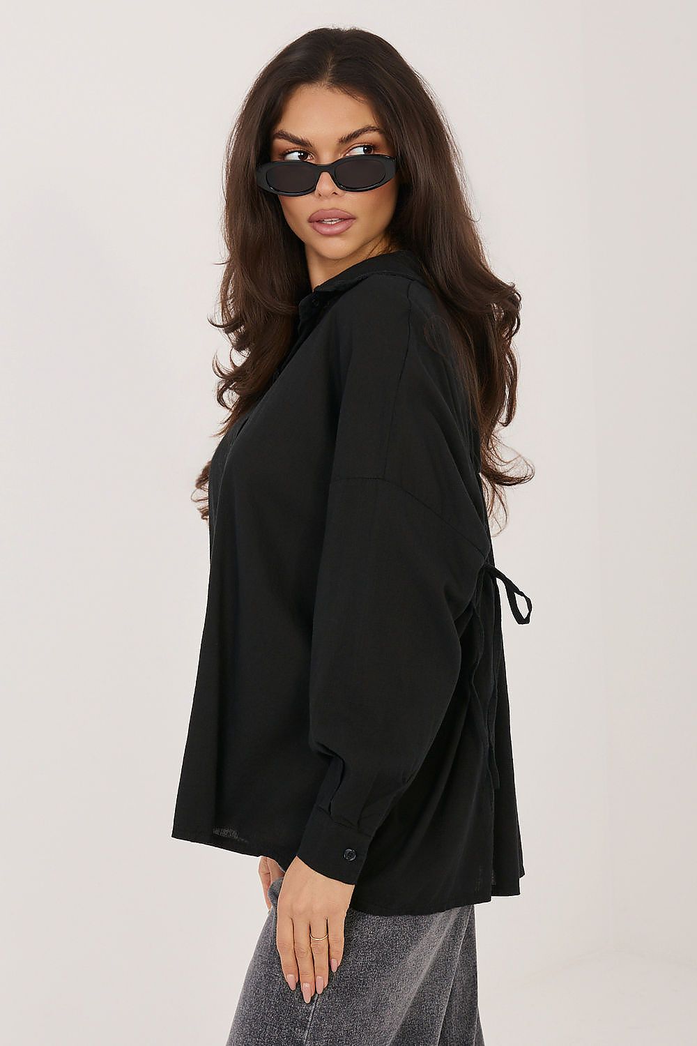   Koszula Damska Model IT-KS-3060.23 Black - Italy Moda 
