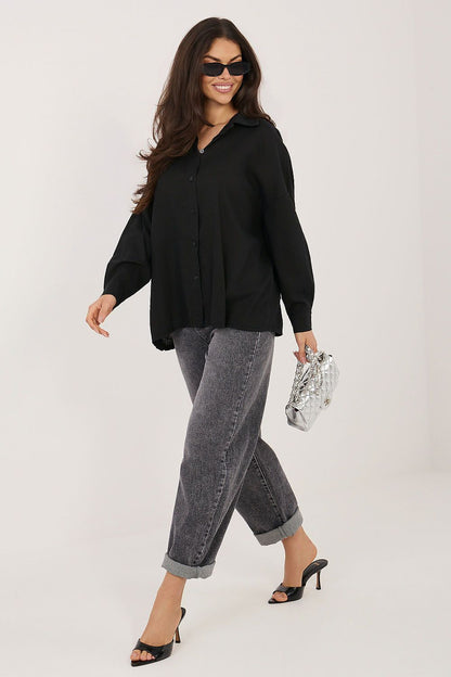   Koszula Damska Model IT-KS-3060.23 Black - Italy Moda 