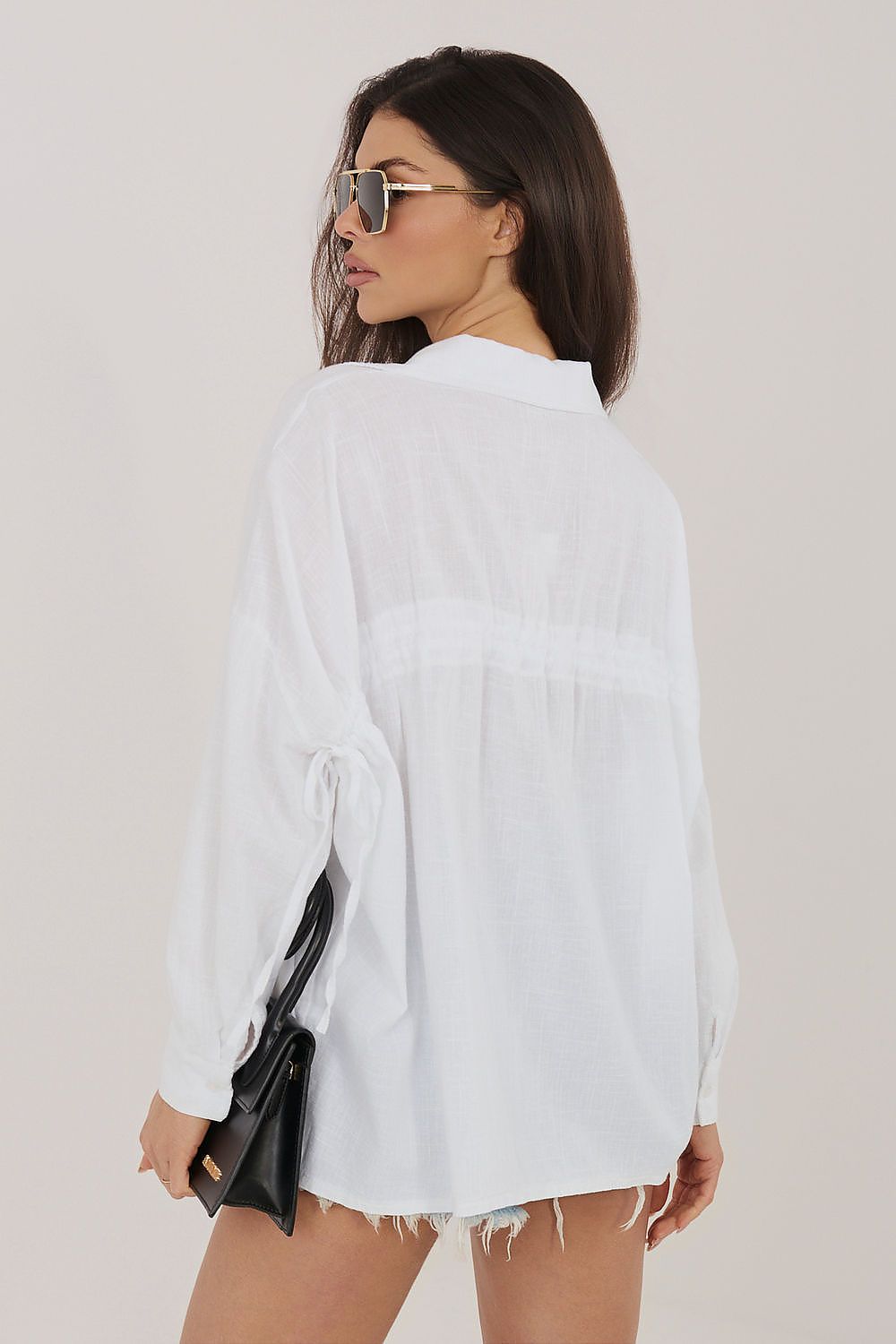   Koszula Damska Model IT-KS-3060.23 Ecru - Italy Moda 