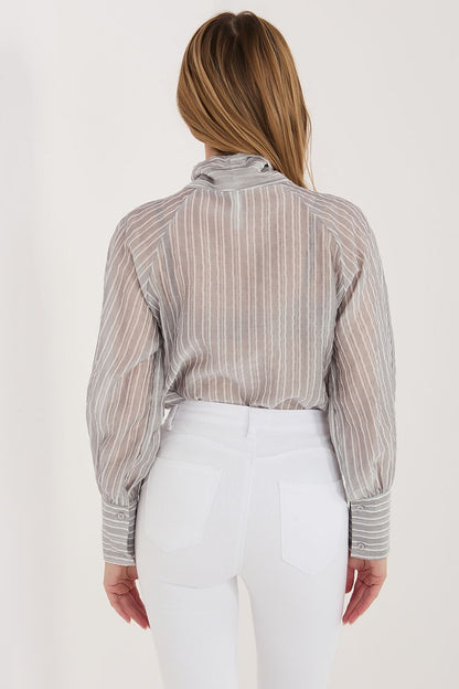   Koszula Damska Model IT-KS-26010.76 Grey - Italy Moda 