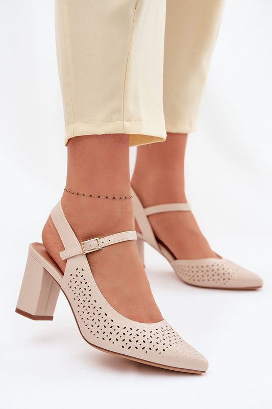  Sandały Model Sergio Leone SK447 Light Beige - Step in style 