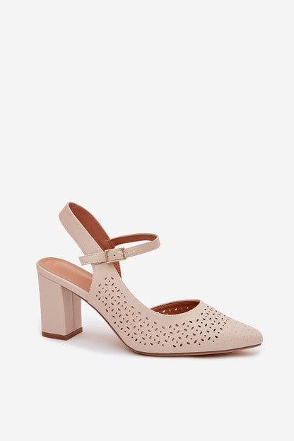  Sandały Model Sergio Leone SK447 Light Beige - Step in style 