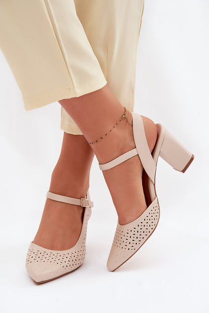  Sandały Model Sergio Leone SK447 Light Beige - Step in style 