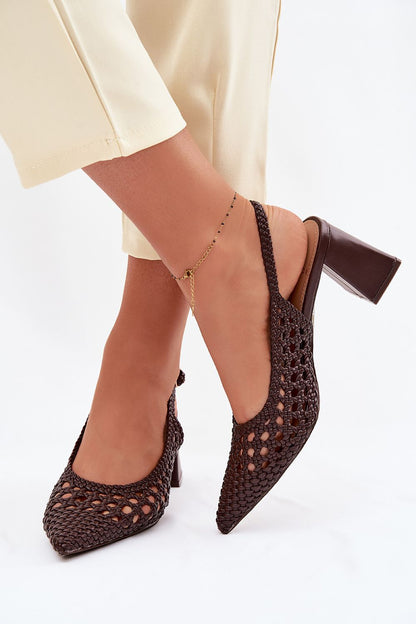  Sandały Model Kedira D-002 Czekolada - Step in style 