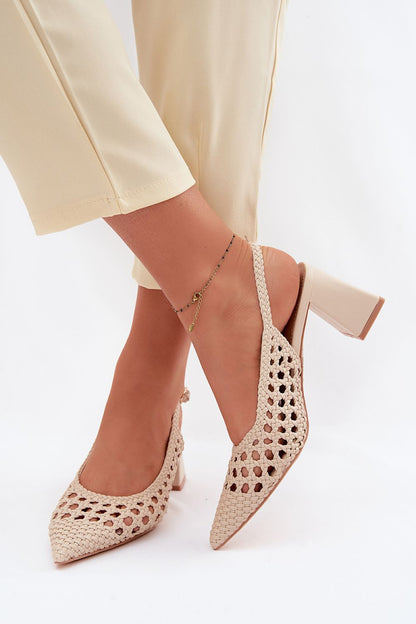  Sandały Model Kedira D-002 Beige - Step in style 