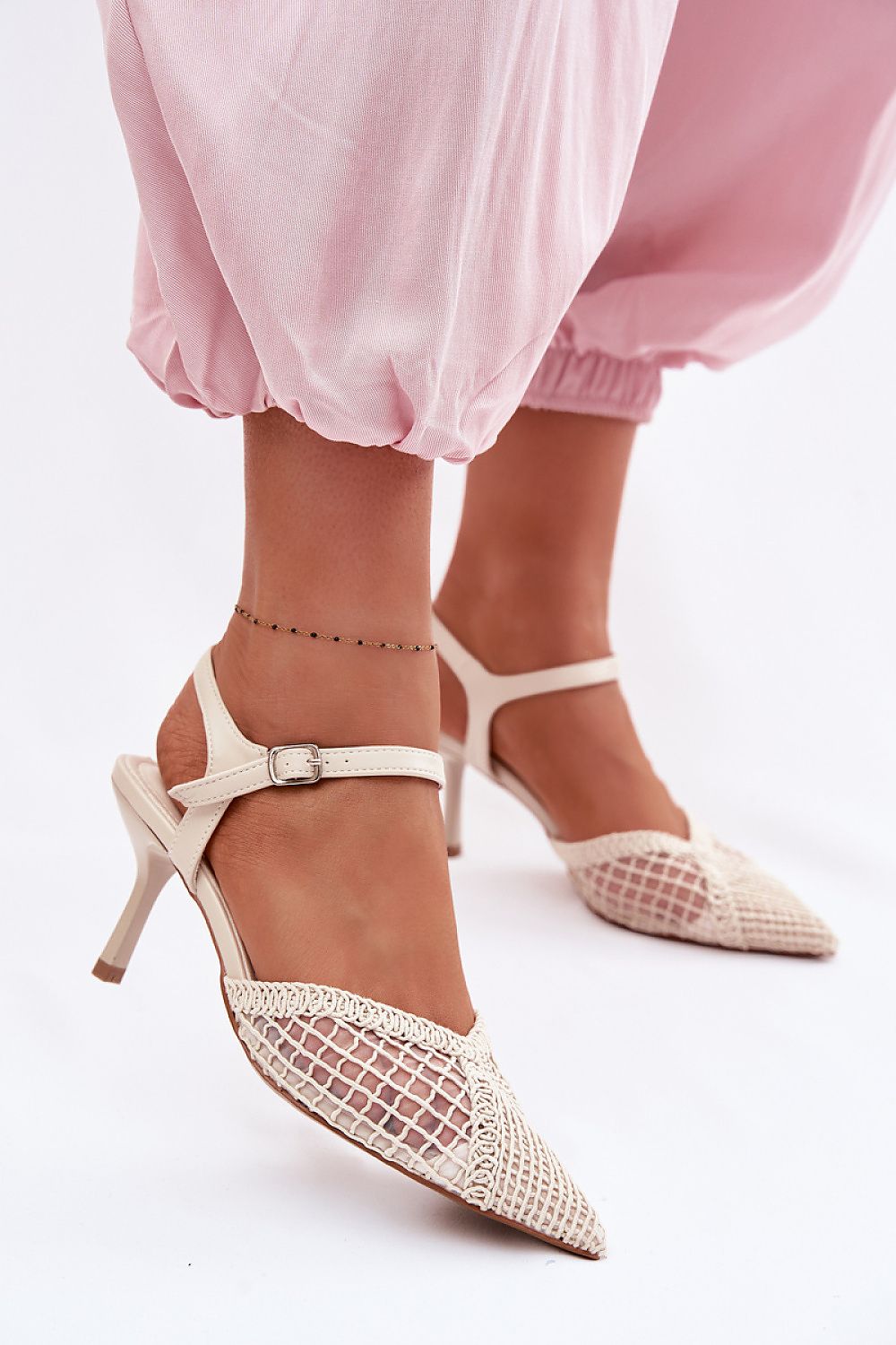  Sandały Model Idira CH926 Light Beige - Step in style 