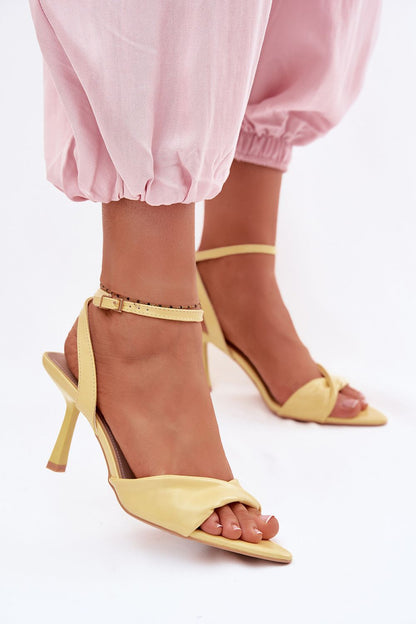  Sandały Model Sedira 3385 Yellow - Step in style 